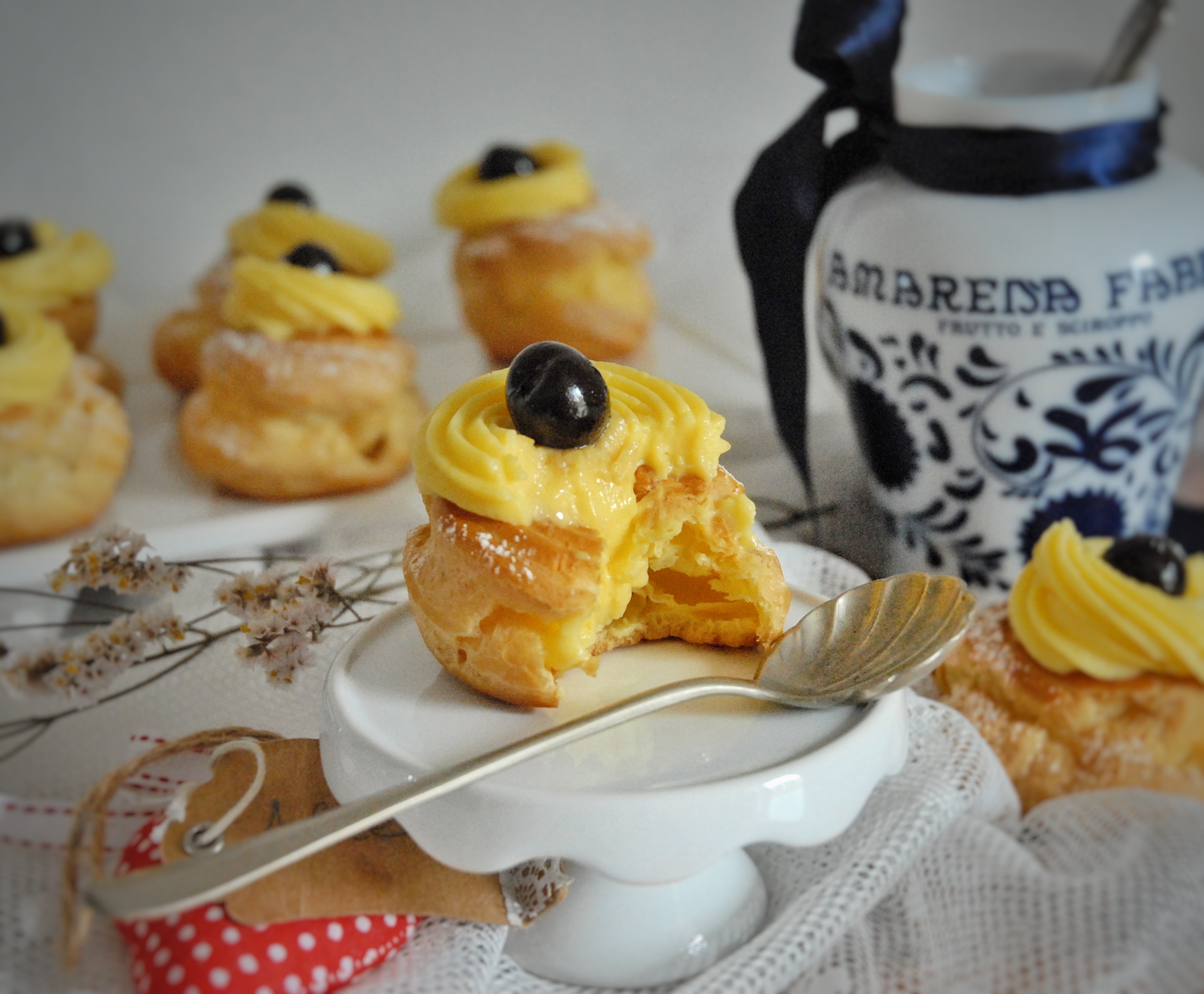 Zeppole di San Giuseppe al forno