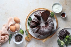 chocolate broccoli cake