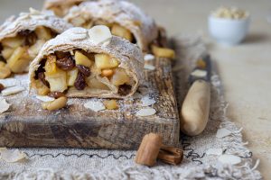 Strudel veloce di mele con pasta fillo