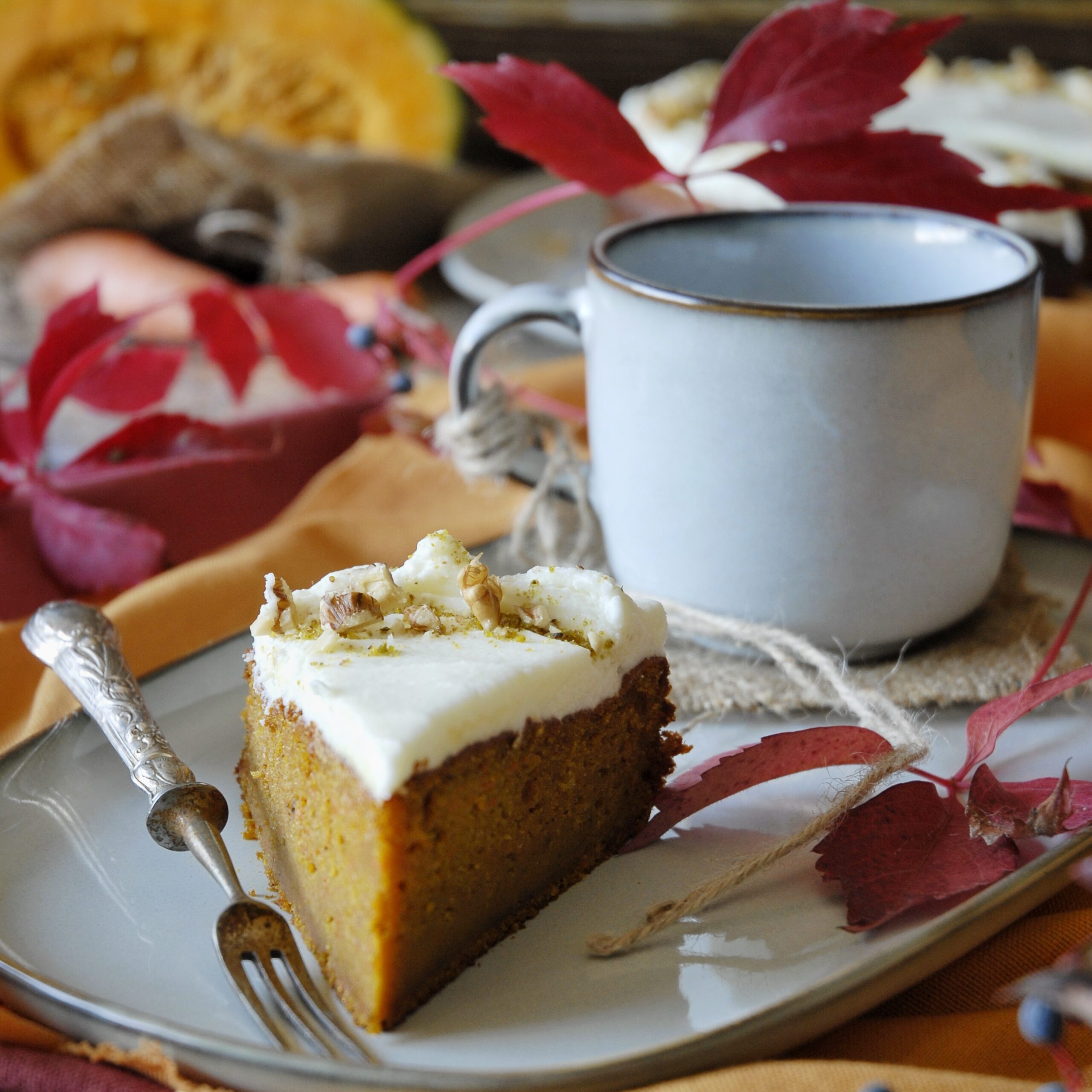 Pumpkin carrot cake