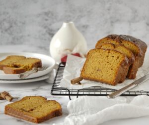 plumcake zucca e cannella senza lattosio