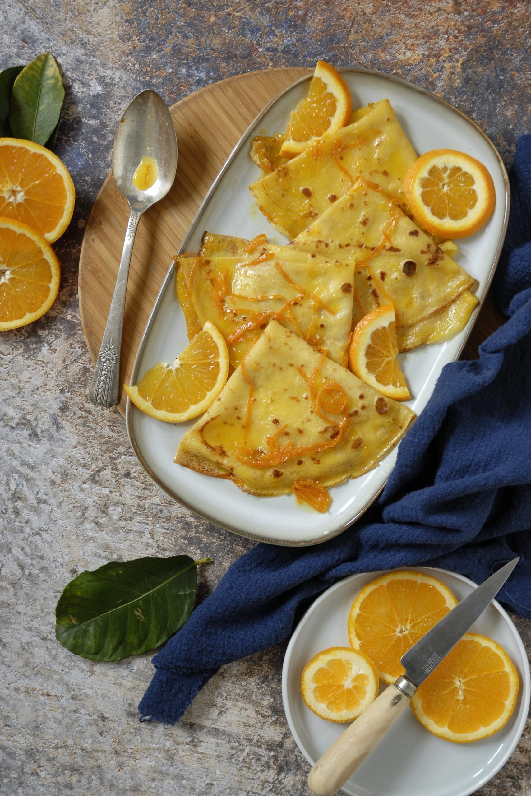 Crepes (quasi) Suzette all’arancia