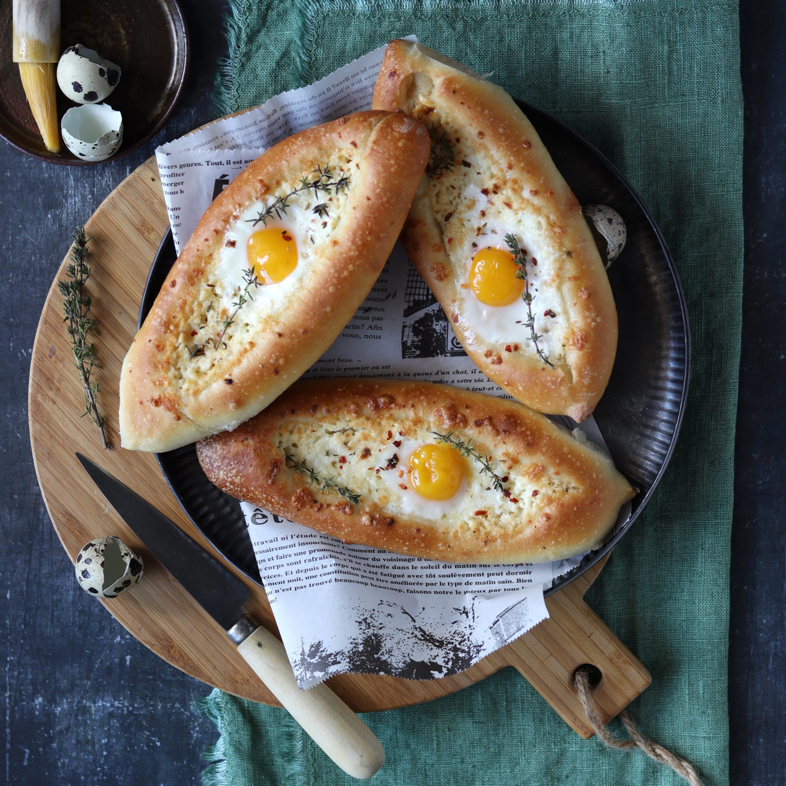 Khachapuri alias barchette della Georgia