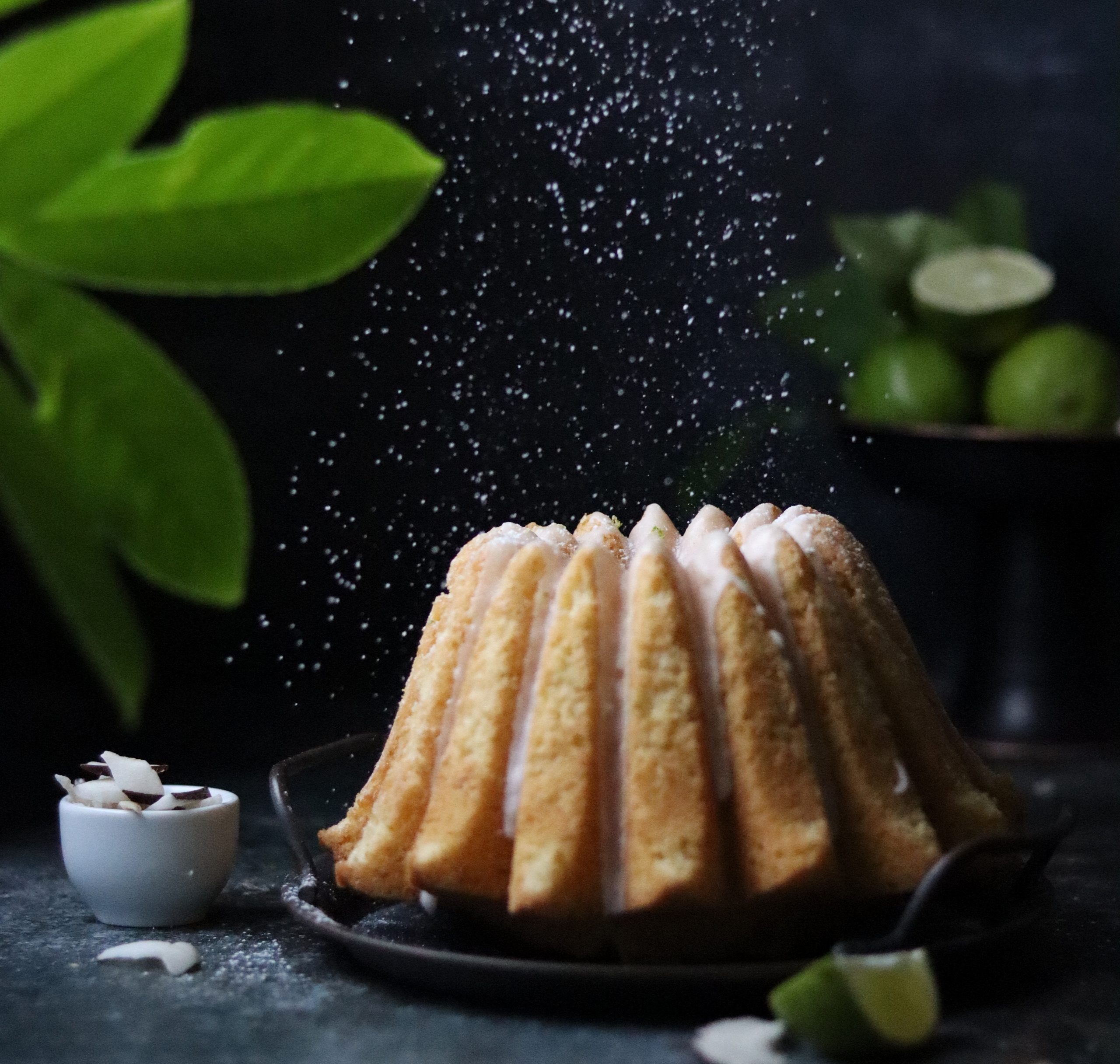 Ciambellone cocco e lime