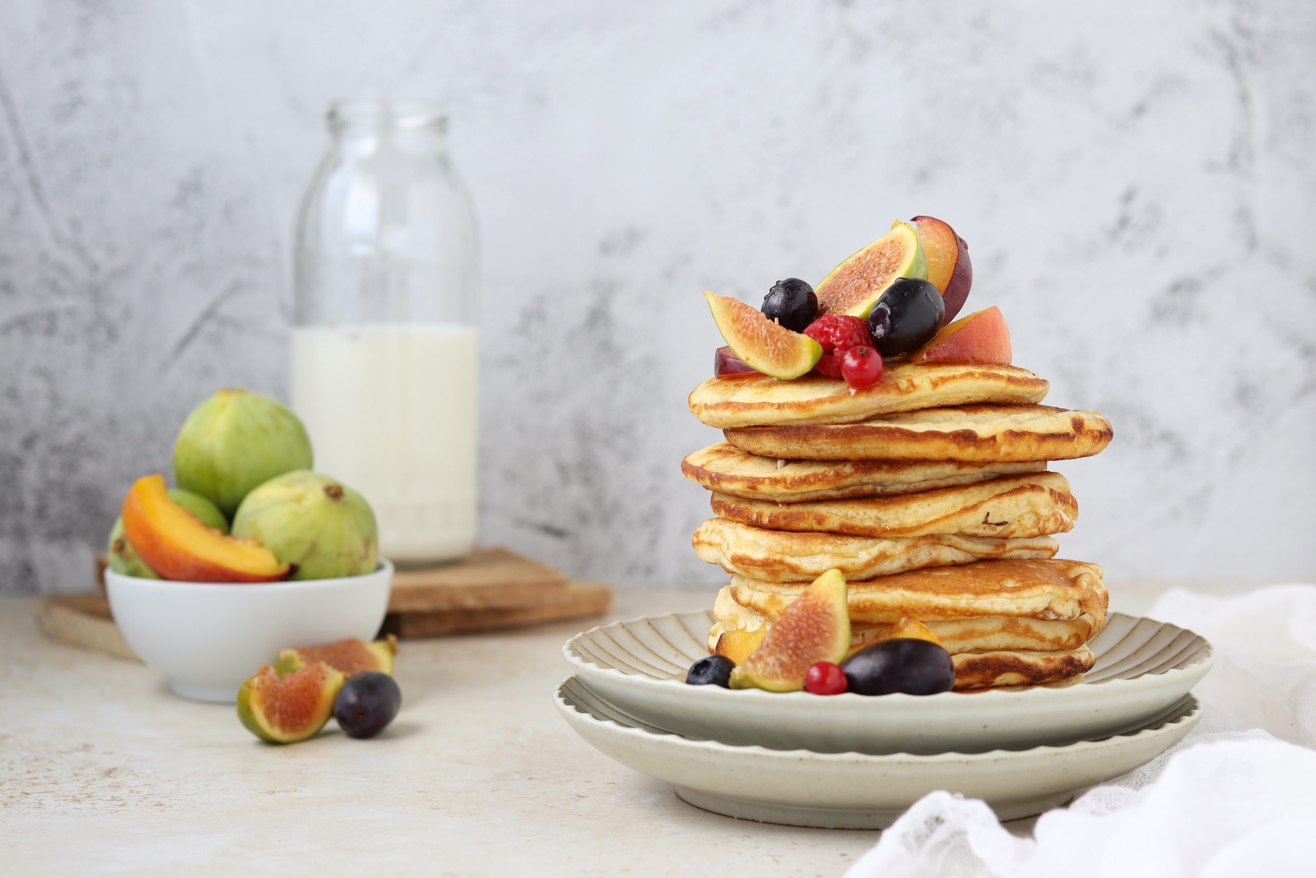 Pancakes classici alla frutta