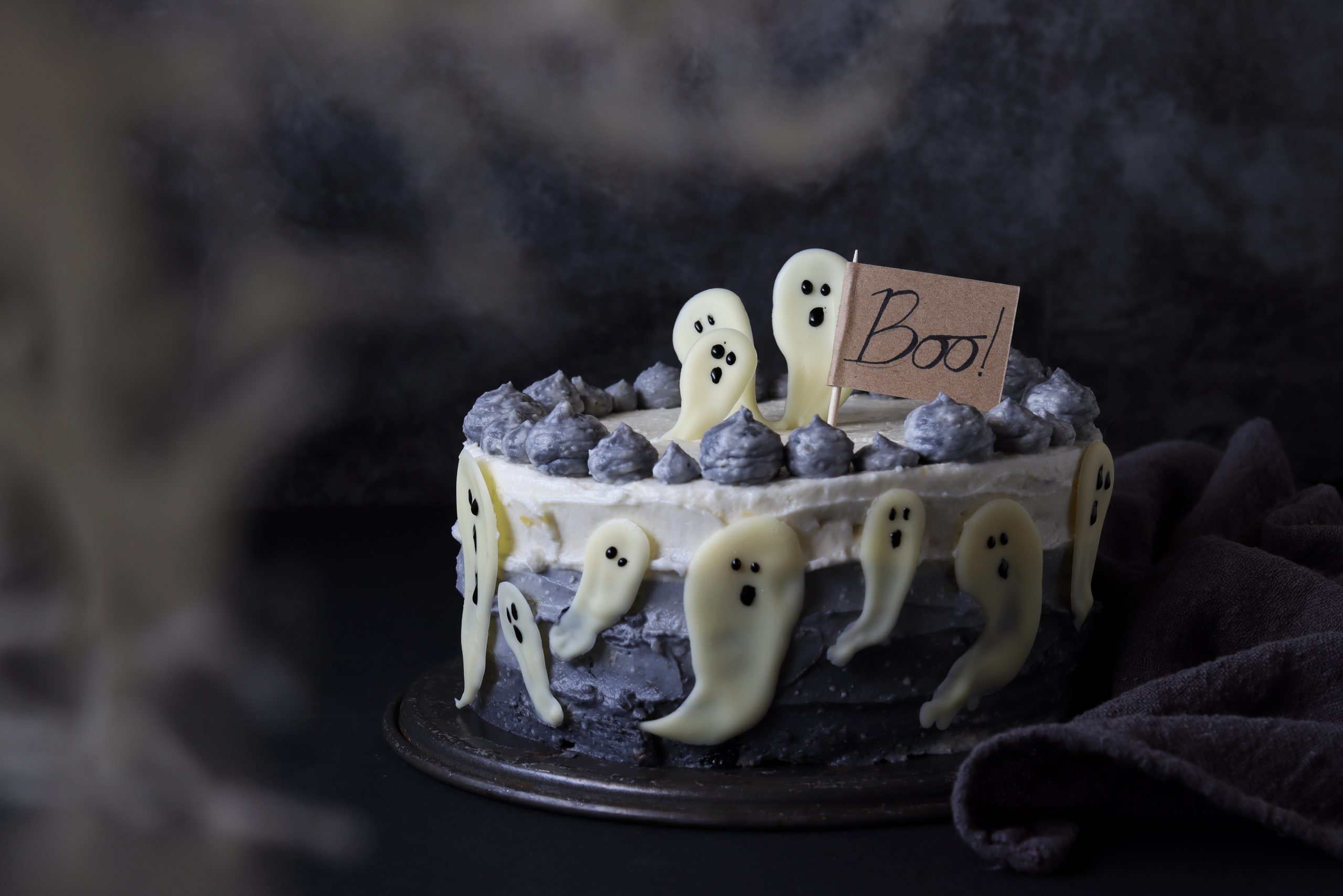 Torta zucca e carote di Halloween