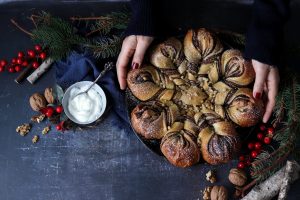 pan brioche stella di Natale