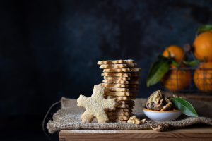 Biscotti arancia e noci