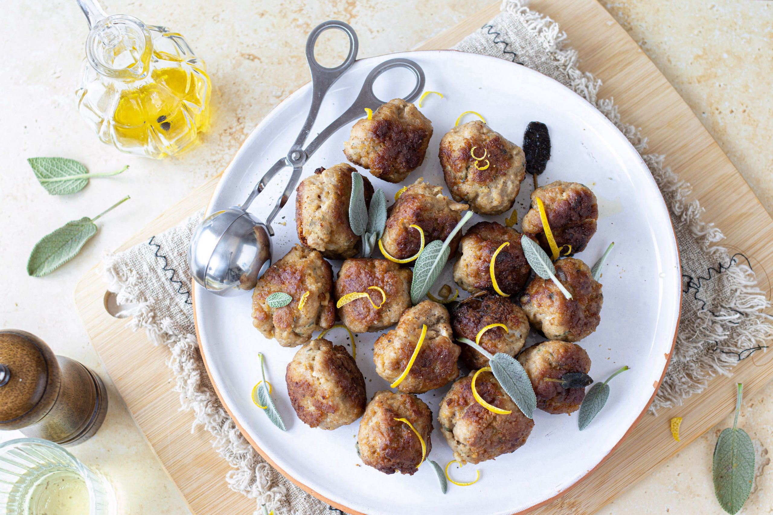 Polpette salvia e limone