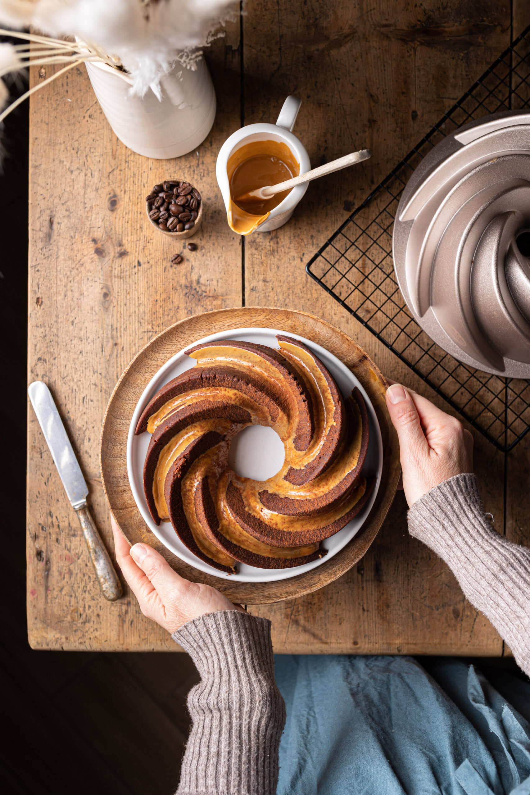 Bundt cake cioccolato e caffè