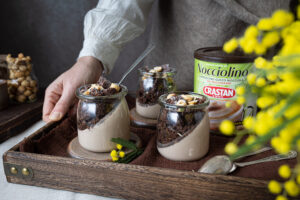 Panna cotta nocciola e cappuccino