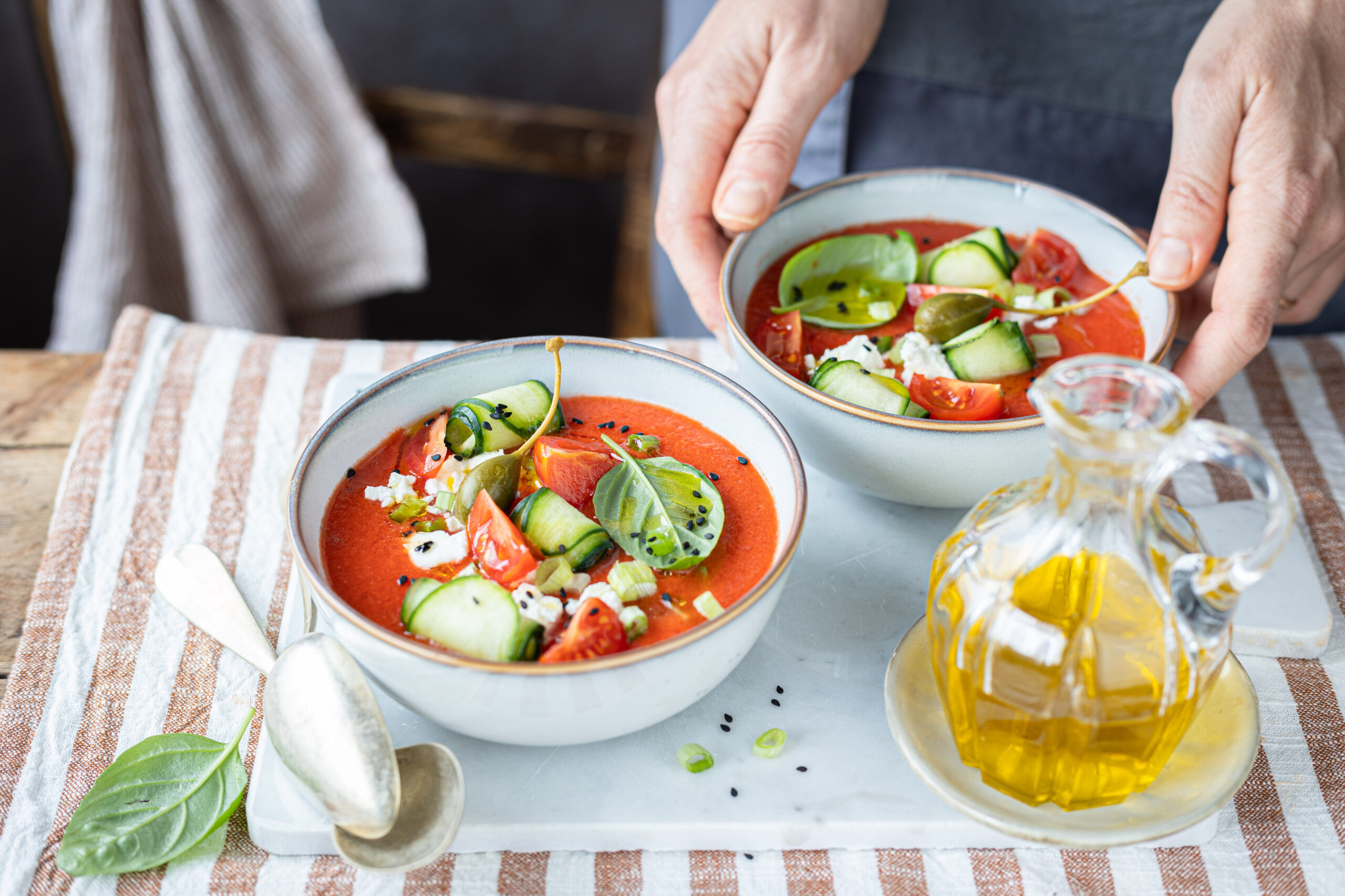 Gazpacho con feta