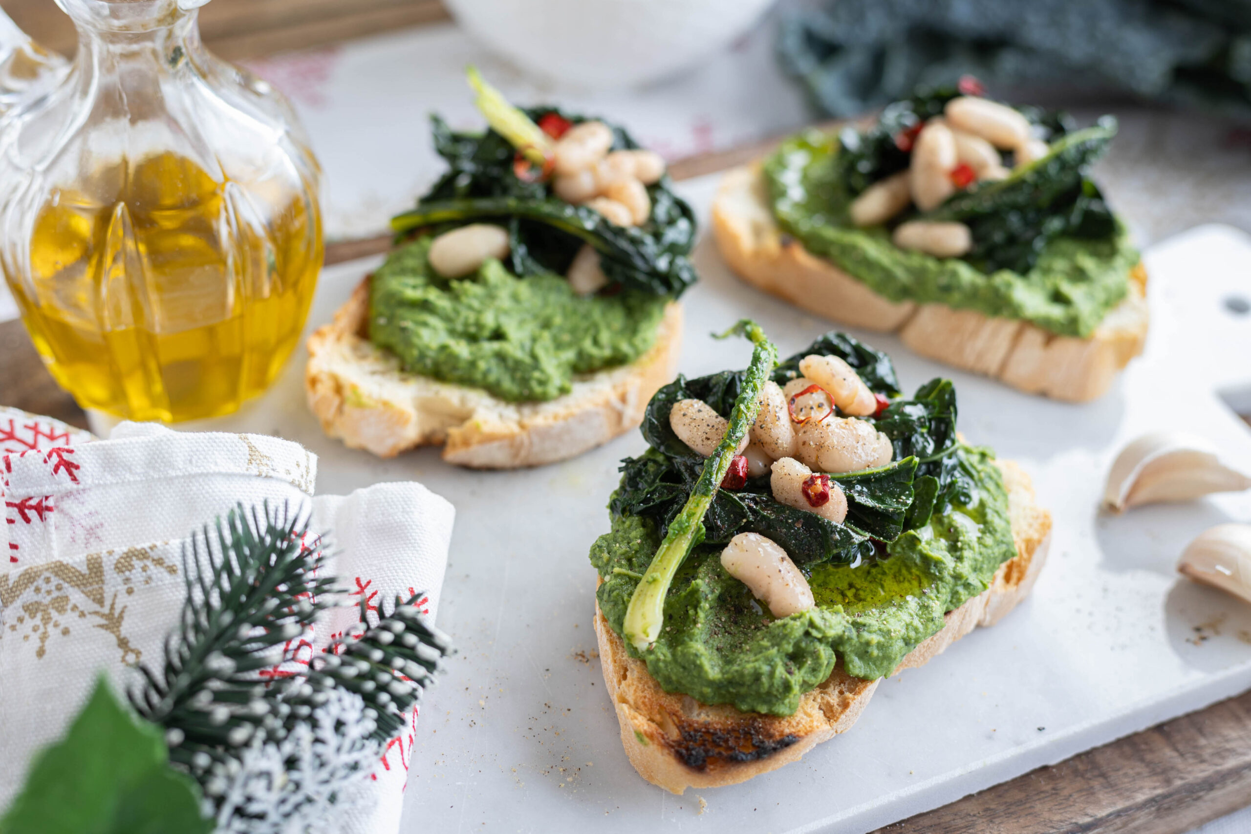 Hummus ‘toscano’ cavolo nero e cannellini