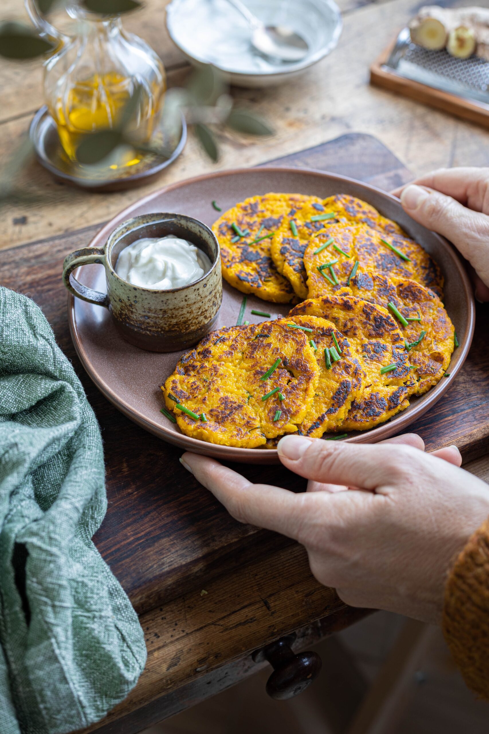 Rosti di zucca senza glutine