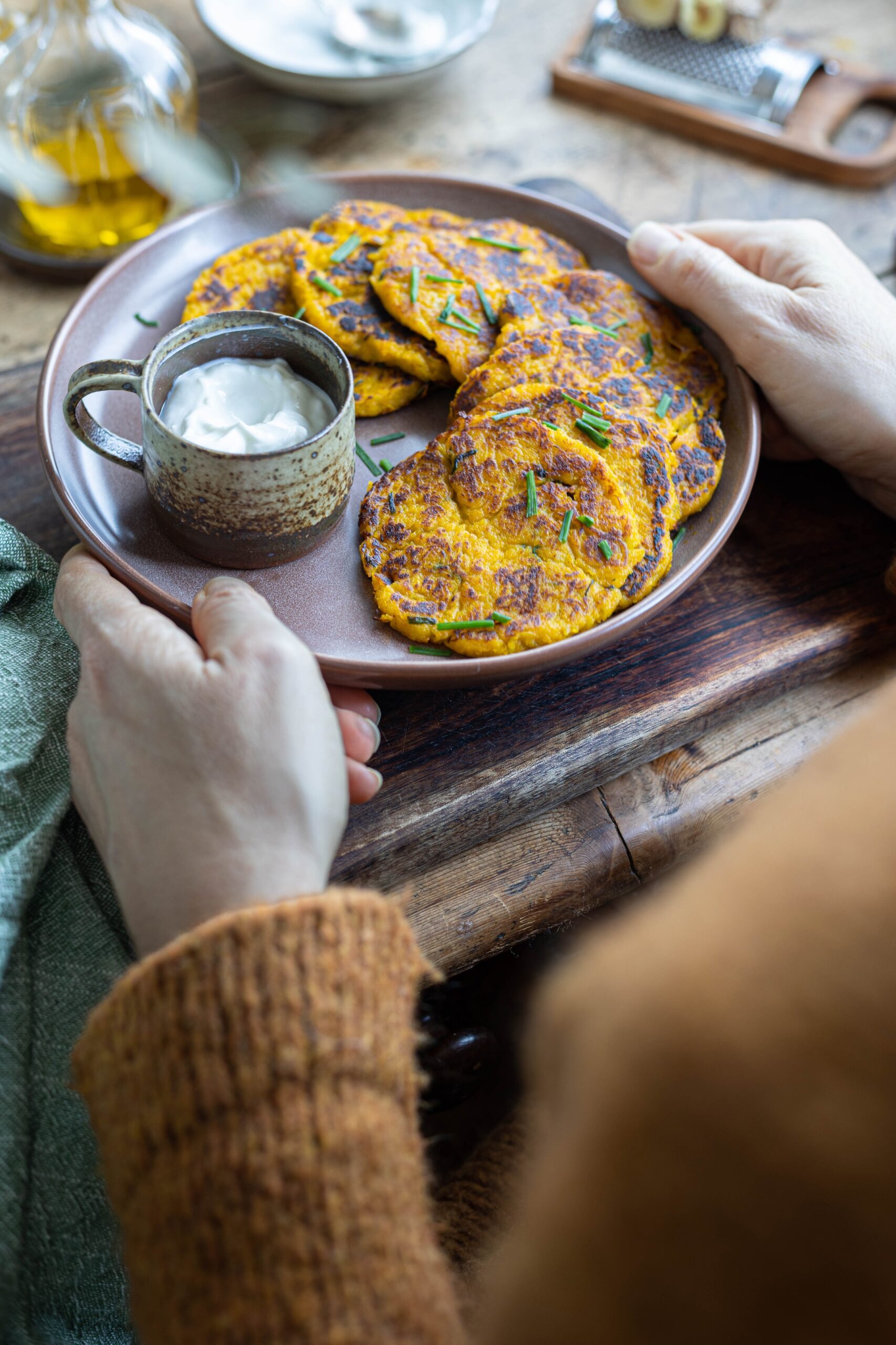 Rosti di zucca senza glutine