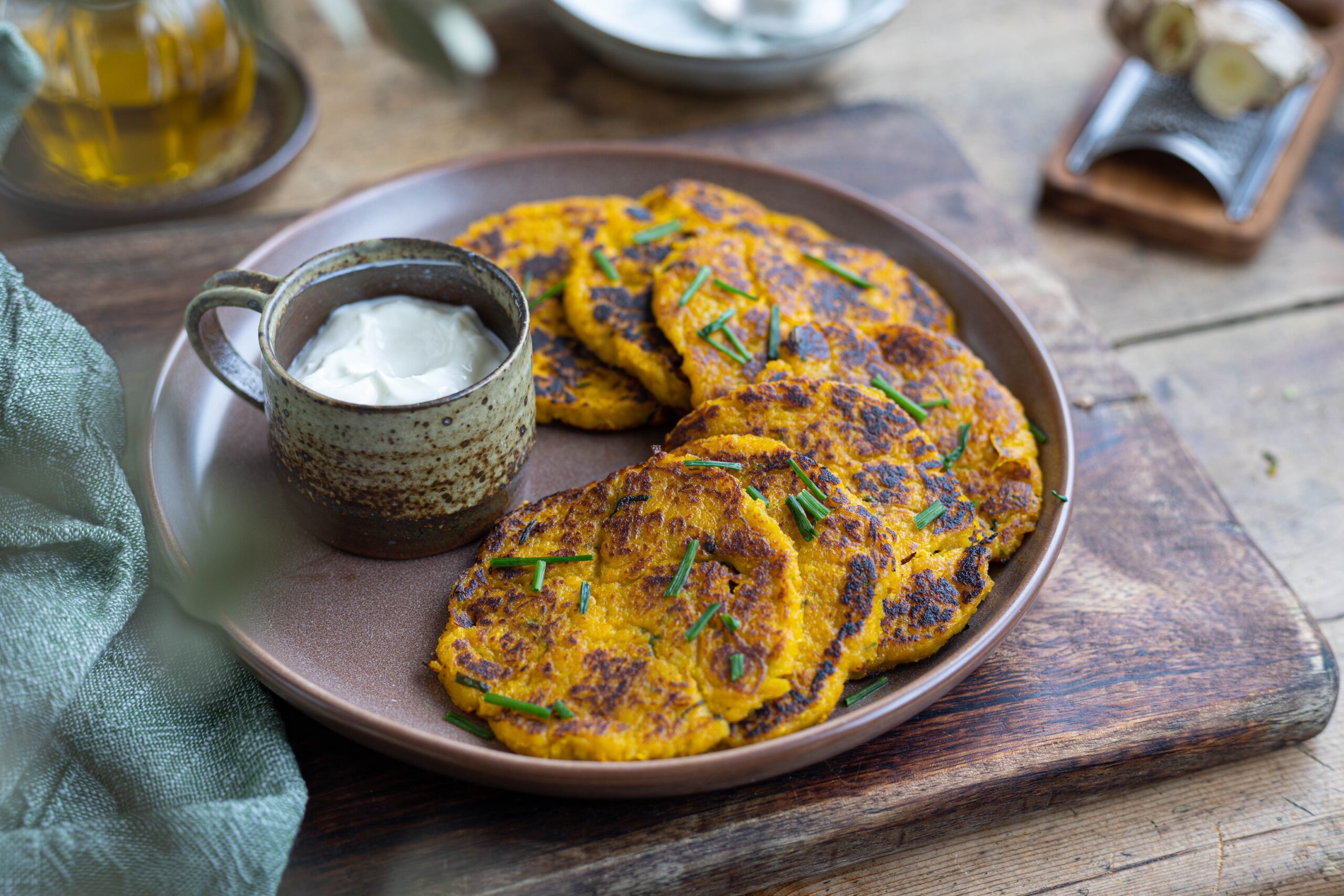 Rosti di zucca senza glutine