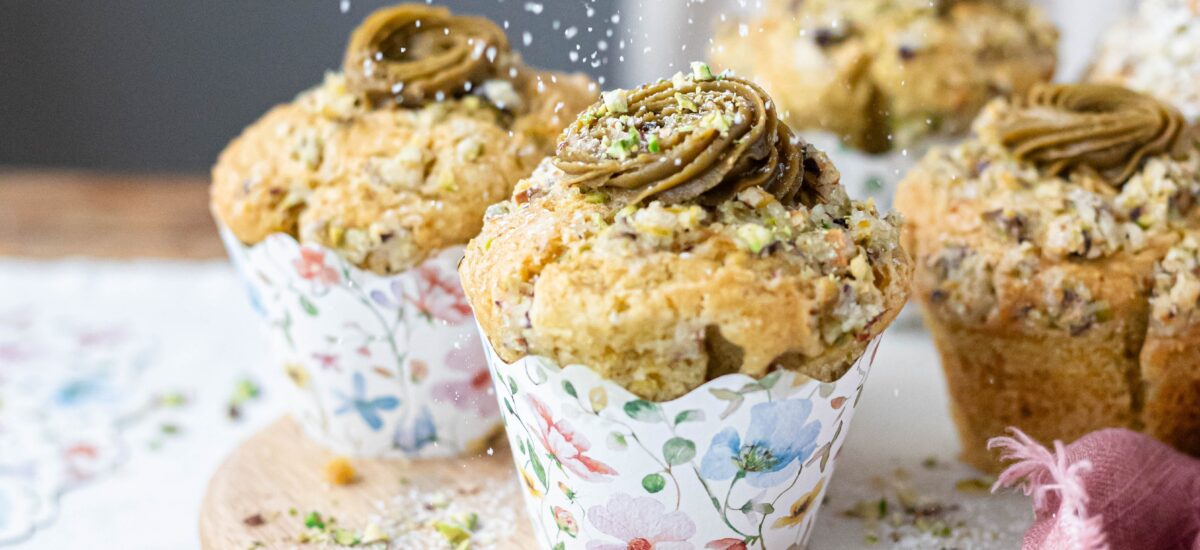 Muffin vegani al pistacchio