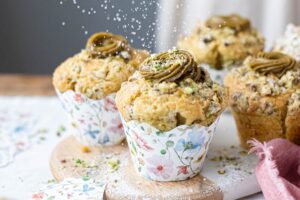 Muffin vegani al pistacchio