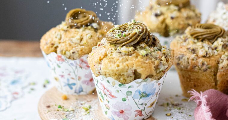 Muffin vegani al pistacchio