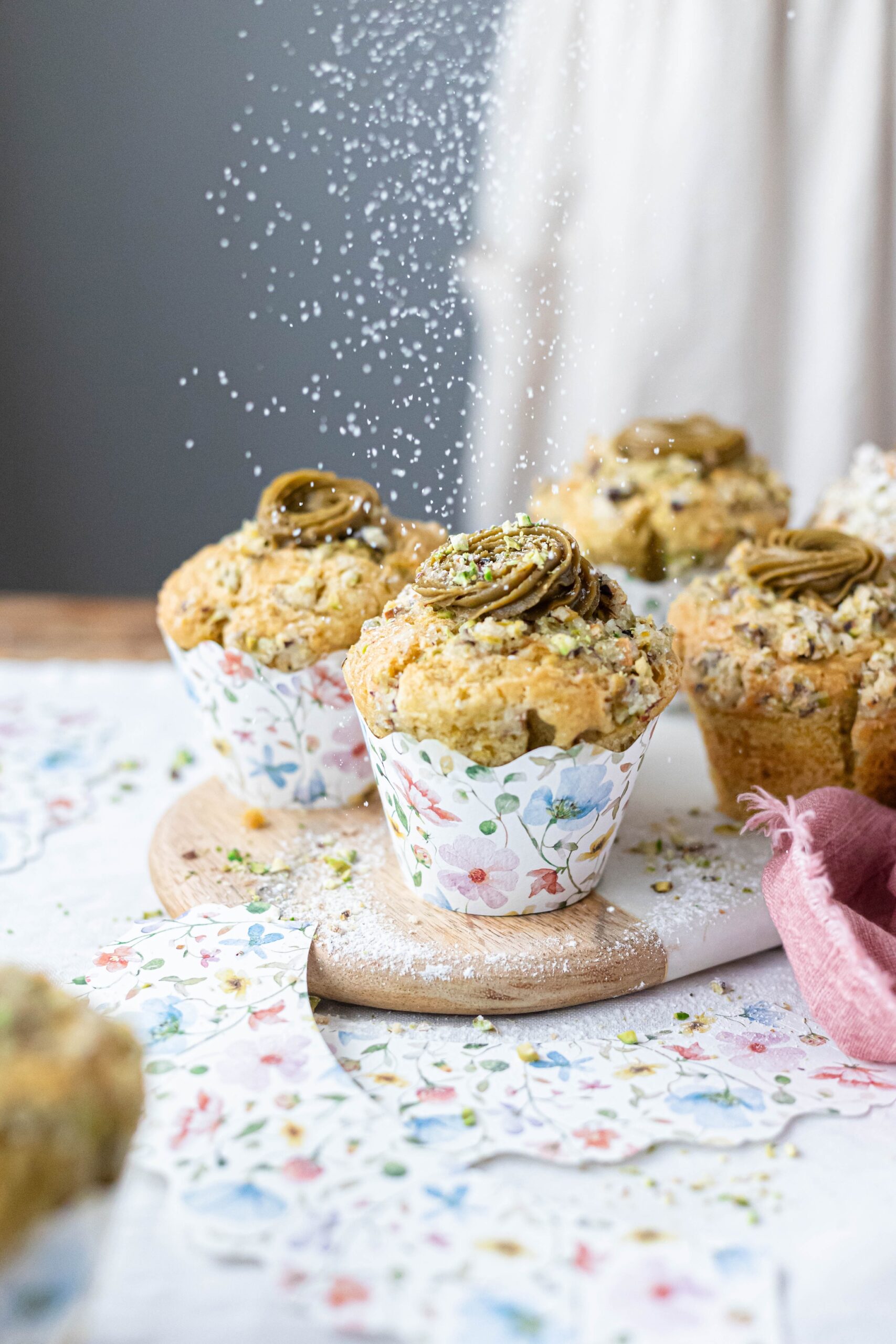 Muffin vegani al pistacchio