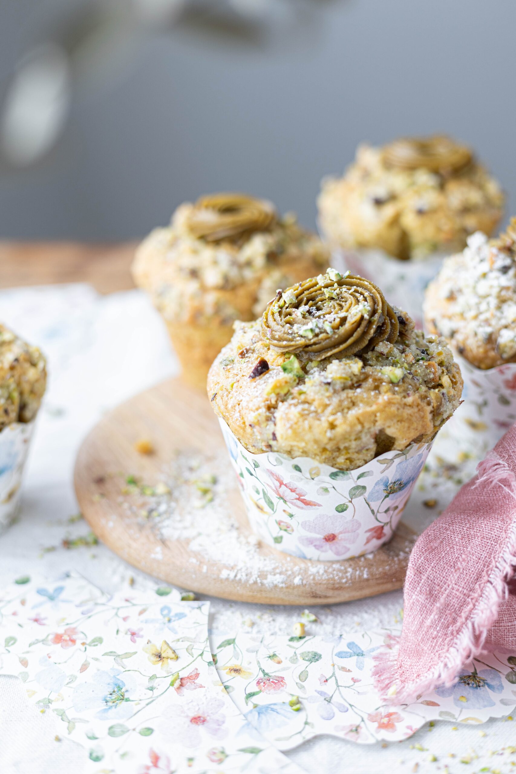 Muffin vegani al pistacchio